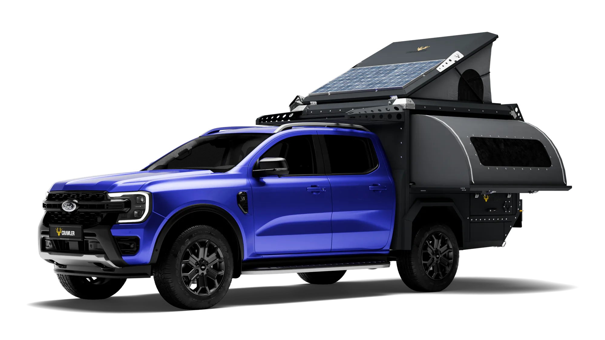 Crawler CMP 190 Ford Ranger — pop-up roof open
