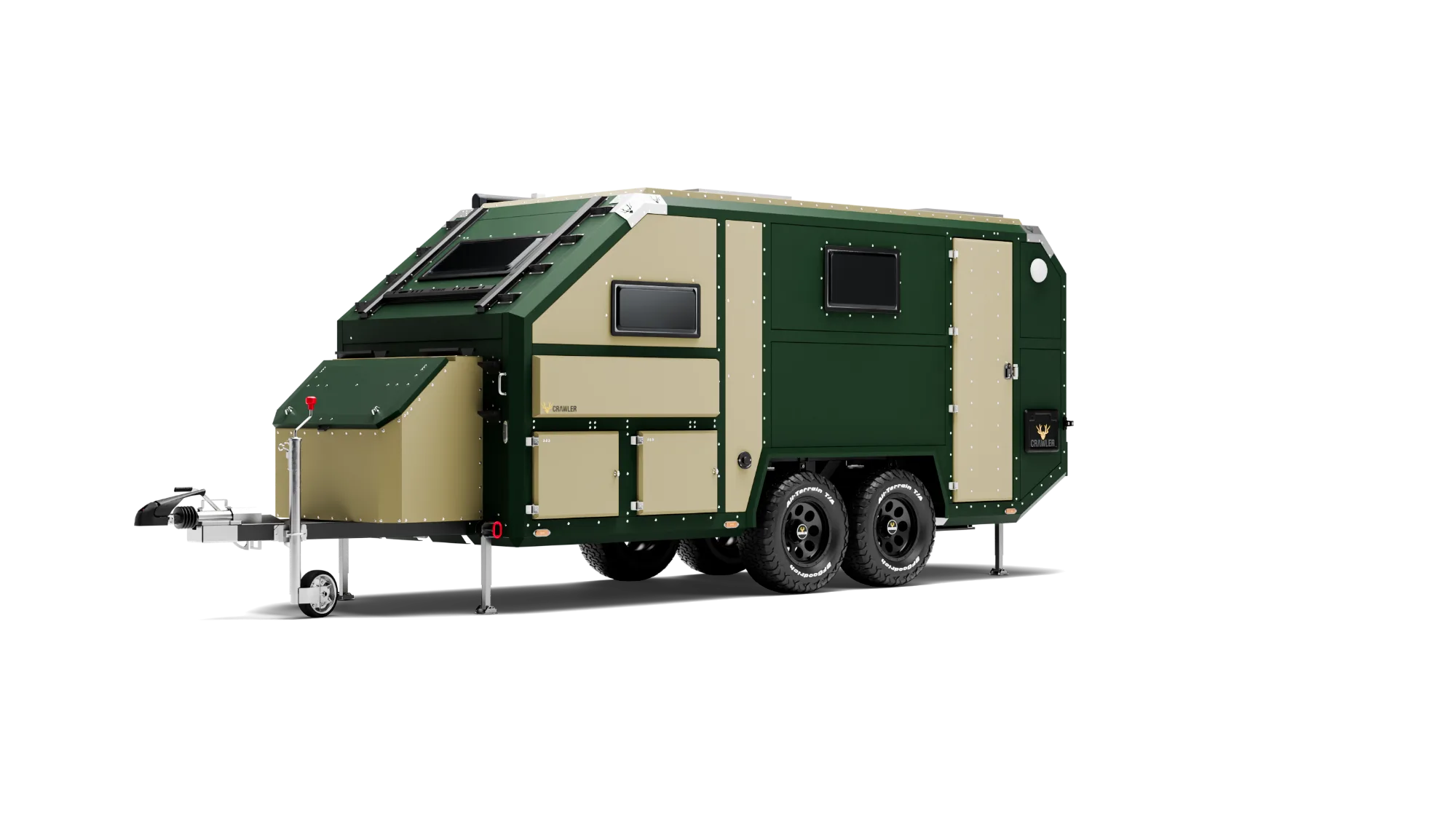 Military Green / Sahara Beige (Ral 6003 / Ral 1015) (Matte, Rough)